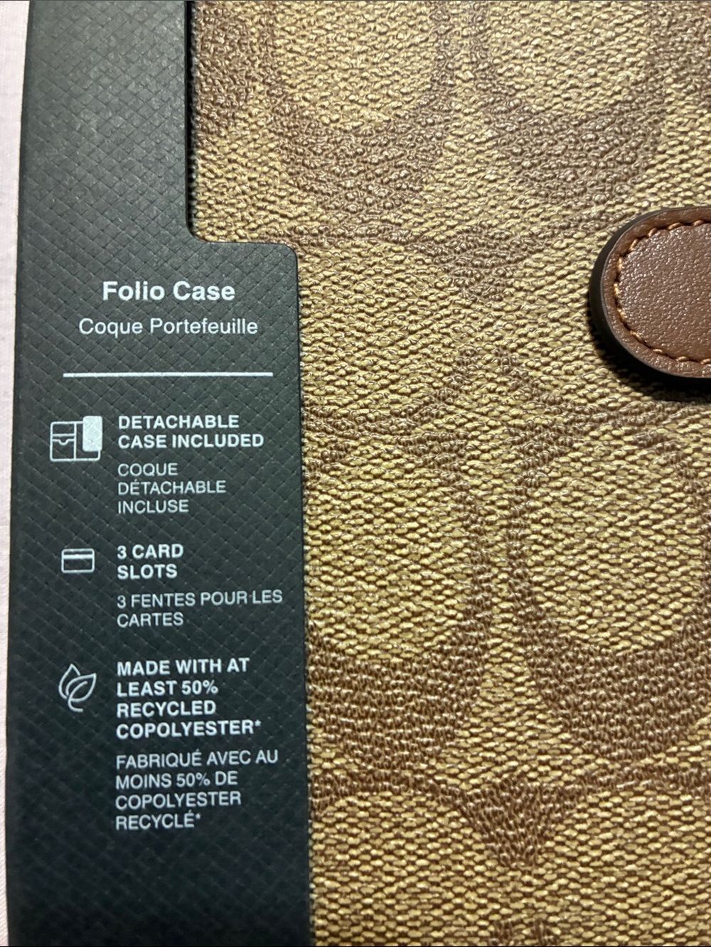 Coach Black Branded Phone Case Box - Picture 6 of 11